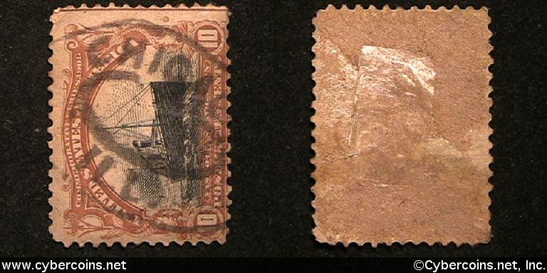 US #299 10 Cent Steamship - Used - Medium
