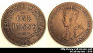 Australia, 1920 - 1 penny - XF, KM23