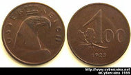 Austria, 1923, 100 kronen, XF, KM2832