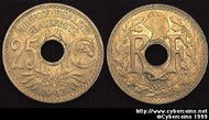 France, 1917, 25 centimes, UNC, KM867a