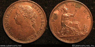 Great Britain, 1883, 1 farthing, AU, KM753