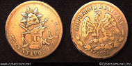 Mexico, 1886ZsZ,  25 centavos, VF, KM406.9