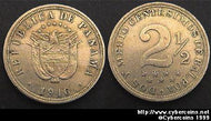 Panama, 1916, 2 1/2 centesimo, XF, KM7.2