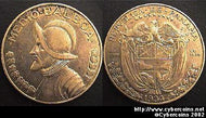 Panama, 1934, XF, KM12.1 - 1/2 balboa