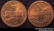 Portugal, 1953, 10 centavos, UNC, KM583