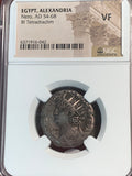 Roman Empire, Egypt Alexandria. Nero, silver tetradrachm AD  54-68, NGC authenticated