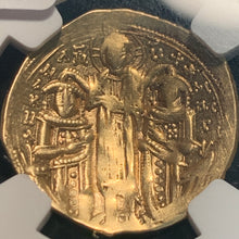 Byzantine Empire, 1294-1320 AD, Andronicus II, Michael IX, Gold Hyperpyron, 3.97g, NGC authenticated. Strike 4/5, Surface 2/5