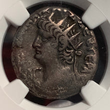 Roman Empire, Egypt Alexandria. Nero, silver tetradrachm AD  54-68, NGC authenticated