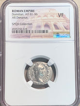 Roman Empire, Domitian, silver denarius AD 81-96