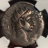 Roman Empire, Egypt Alexandria. Nero, silver tetradrachm AD  54-68, NGC authenticated