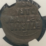 Byzantine Empire, 1020-1028 AD,  Follis, NGC authenticated