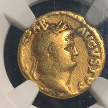 Roman Empire, Nero, gold Aureus AD  54-68, Jupiter standing, NGC authenticated