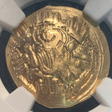Byzantine Empire, 1294-1320 AD, Andronicus II, Michael IX, Gold Hyperpyron, 3.97g, NGC authenticated. Strike 4/5, Surface 2/5