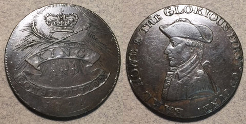 1794 Conder Token Emsworth? D&H 20a. XF