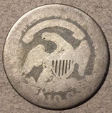 1823 Capped Bust Dime, Grade= AG