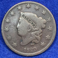 1829, VG Liberty Head Large Cent