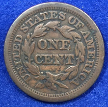 1849, VF Braided Hair Large Cent