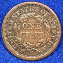 1854, XF Braided Hair Large Cent