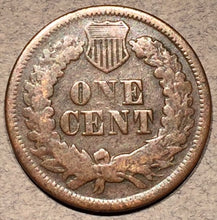 1864 L Indian Cent, Grade= VG