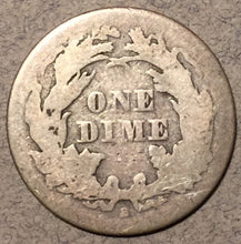 1864-S Seated Liberty Dime, Grade= AG, arrows, Nice AG, full date