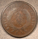 1867   Two Cent Piece  G, double die obverse. The only letter in motto is the "D" and it is clearly doubled. Breen 2392.