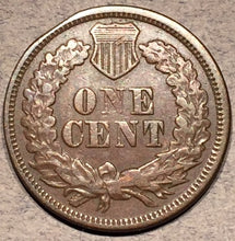 1869 Indian Cent, Grade= VF, a few ticks and small flat spot on rim