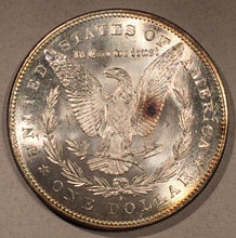 1878 S Morgan Dollar, MS63 PQ A burgundy tone area on each side