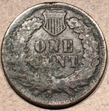1878 Indian Cent, Grade= XF, corroded - more heavily on the reverse. Also several tiny rim ticks. Exact coin imaged.