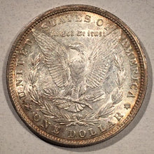 1880 8 over 7 Morgan Dollar, AU VAM 6 Top 100, spikes on second 8