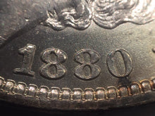 1880 O over '79 Morgan Dollar, MS62/3, VAM 6A