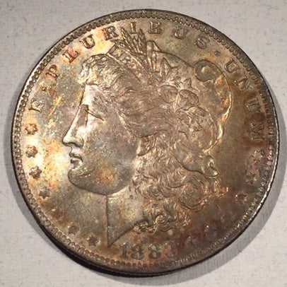 1883 O/O Morgan Dollar, MS62 VAM 4 Top 100 varieties