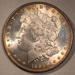 1884 Morgan Dollar, MS63