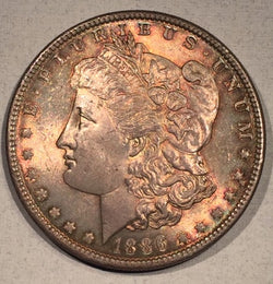 1886  Morgan Dollar, MS63