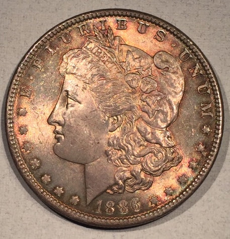 1886  Morgan Dollar, MS63
