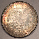 1887 Morgan Dollar, MS63 VAM 12 Top 100 varieties "Alligator eye"