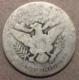 1892-O Barber Half Dollar, Grade= AG