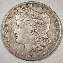 1892 O Morgan Dollar, F18, Top 100 VAM 7 Double Ear