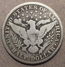 1897-O Barber Half Dollar, Grade= VG