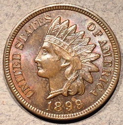 1899 Indian Cent, Grade= MS64RB
