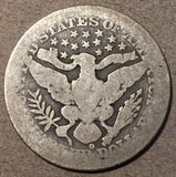 1901-O Barber Quarter, Grade= G/AG