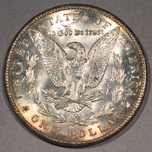 1902 O  Morgan Dollar, MS63, Wild purple speckled obv.