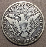 1909-O Barber Half Dollar, Grade= F