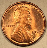 1909 VDB Lincoln Cent, MS64R