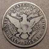 1915 Barber Half Dollar, Grade= VG