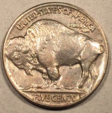1921 Buffalo Nickel, Grade= AU58, fantastic strike, cleaned
