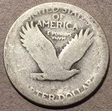1921 Standing Quarter, Grade= AG