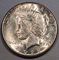 1923 S Peace Dollar, MS60