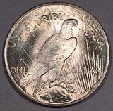 1924 Peace Dollar, MS65, one tiny tone spot on rev.