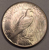 1934 D Peace Dollar, Grade= MS63