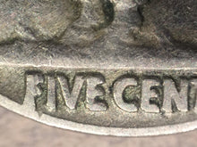 1935 Buffalo Nickel, Grade= F  Error,  Double reverse variety. FS 018, URS10. Breen 2644. 4mm scratch on Bisons shoulder.